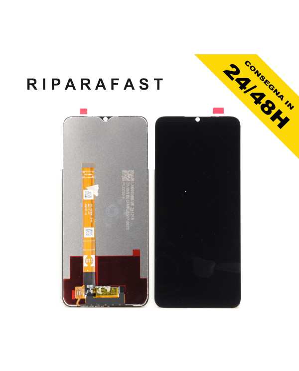 DISPLAY PER OPPO A16 CPH2269 / A16S CPH2271 LCD TOUCH SCREEN VETRO NERO SCHERMO