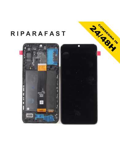 DISPLAY CON FRAME SAMSUNG GALAXY A32 5G SM-A326 B LCD TOUCH PARI ORIGINALE SERVICE