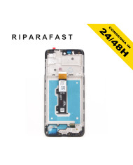 LCD Display con Frame per Motorola Moto E40 Nero | Riparafast SRLS