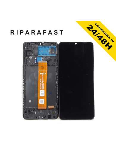 Display con Frame per Samsung Galaxy A12 | Riparafast SRLS
