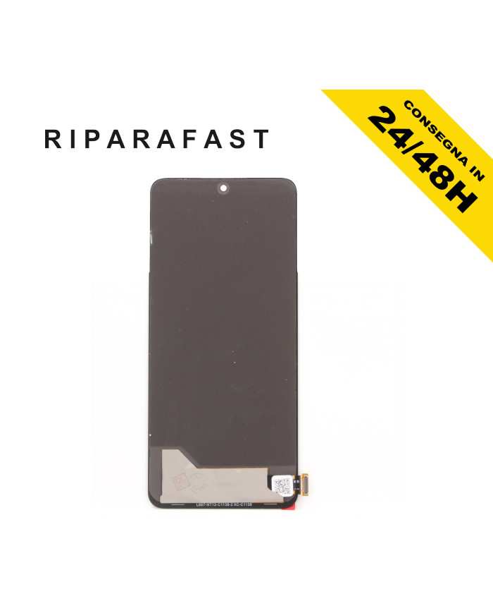 DISPLAY PER XIAOMI REDMI NOTE 12 4G 23021RAA2Y / 5G 22101317C LCD OLED VETRO TOUCH
