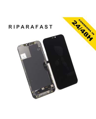 DISPLAY PER APPLE IPHONE 12 PRO MAX SOFT LCD OLED TOUCH VETRO GX ORIGINALE