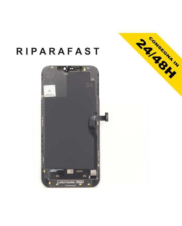 DISPLAY PER APPLE IPHONE 12 PRO MAX SOFT LCD OLED TOUCH VETRO GX ORIGINALE