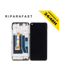DISPLAY CON FRAME PER OPPO A96 4G CPH2333 VETRO SCHERMO LCDB PARI ORIGINALE