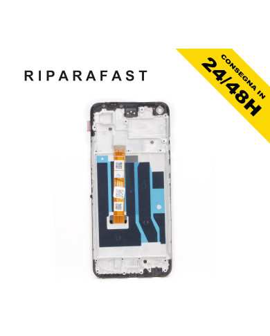 DISPLAY CON FRAME PER OPPO A96 4G CPH2333 VETRO SCHERMO LCDB PARI ORIGINALE