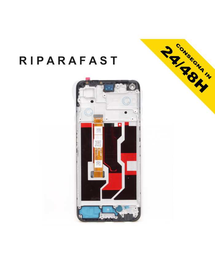 Display con Frame per Oppo A76 CPH2375 LCD Touch | Riparafast SRLS