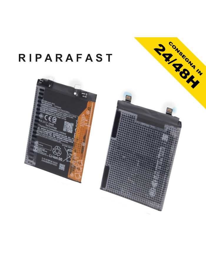 BATTERIA PER XIAOMI REDMI NOTE 12 PRO / NOTE 12T / POCO X5 PRO 5G BP4K PARI ORIGINALE