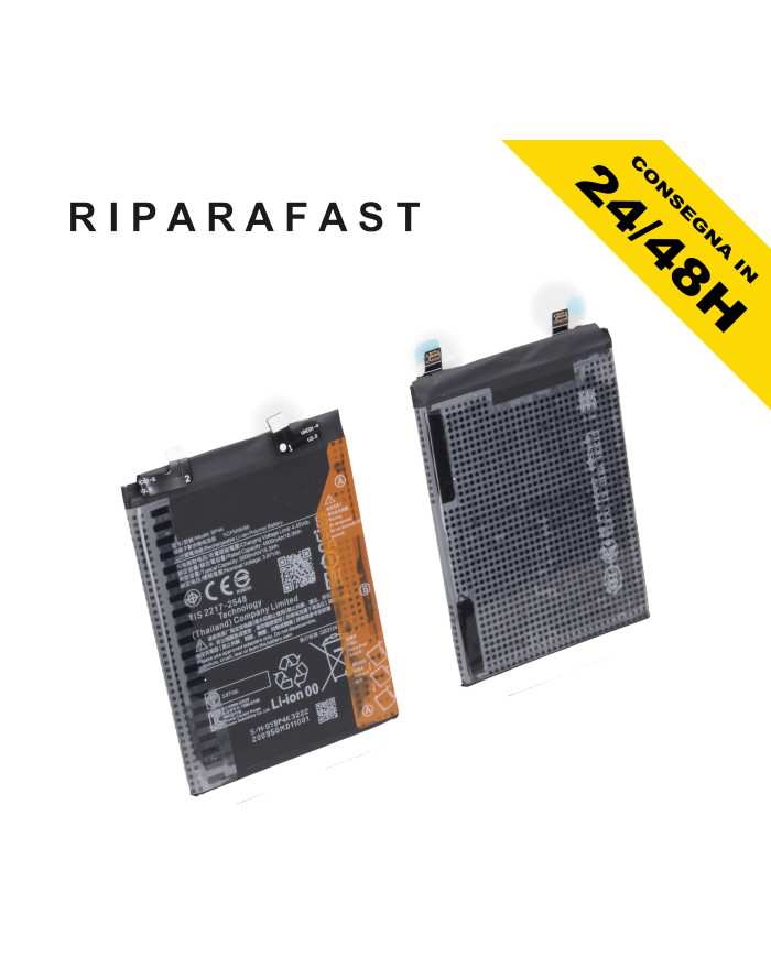 BATTERIA PER XIAOMI REDMI NOTE 12 PRO / NOTE 12T / POCO X5 PRO 5G BP4K PARI ORIGINALE