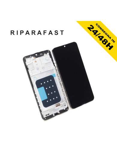 DISPLAY LCD PER SAMSUNG GALAXY A16 5G A166 TFT CON FRAME PARI ORIGINALE