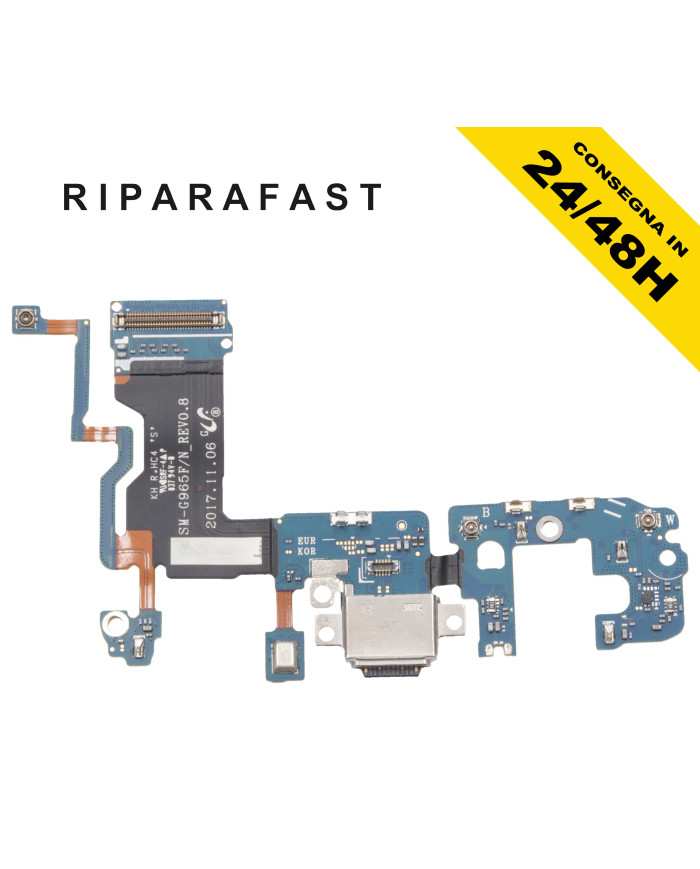 CONNETTORE DI RICARICA PER SAMSUNG GALAXY S9+ PLUS SM-G965F MICROFONO DOCK