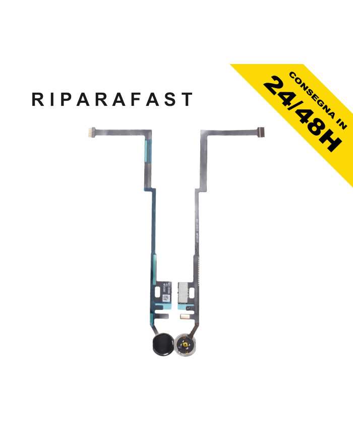 Flat Flex Tasto Home iPad 6 2018 Nero | Riparafast SRLS