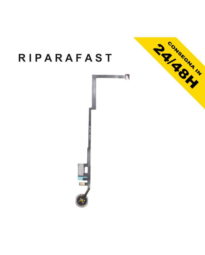 Flat Flex Tasto Home iPad 6 2018 Nero | Riparafast SRLS