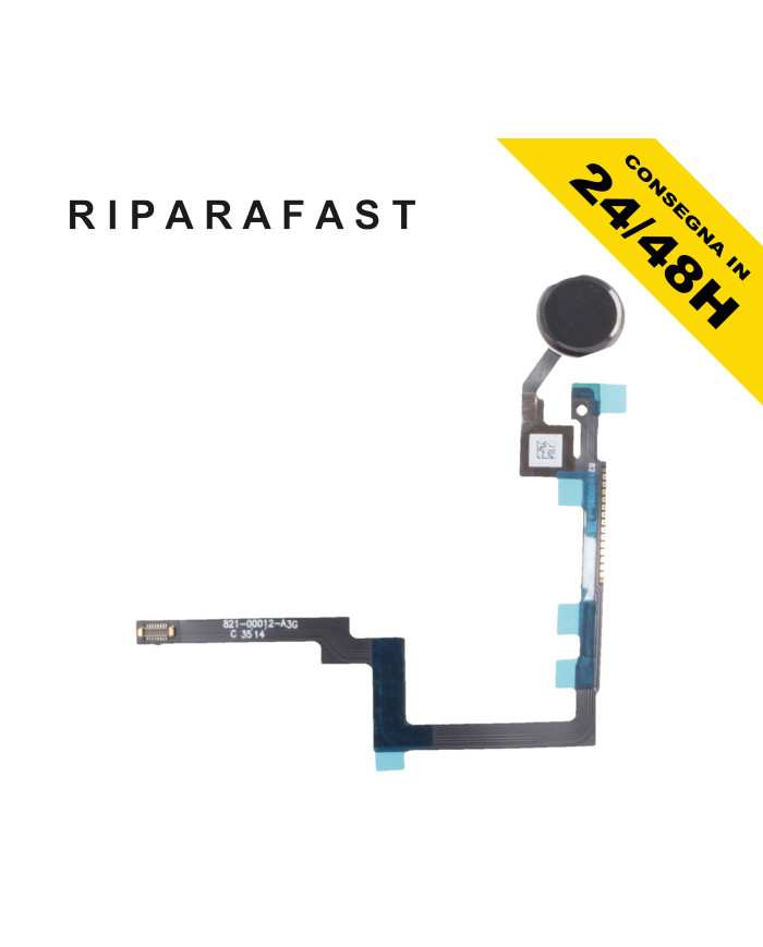 Tasto Impronta Digitale iPad mini 3 Nero Ricambio | Riparafast SRLS